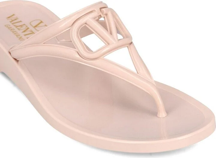 Vlogo Signature Thong Strap Flip Flops - Image 4