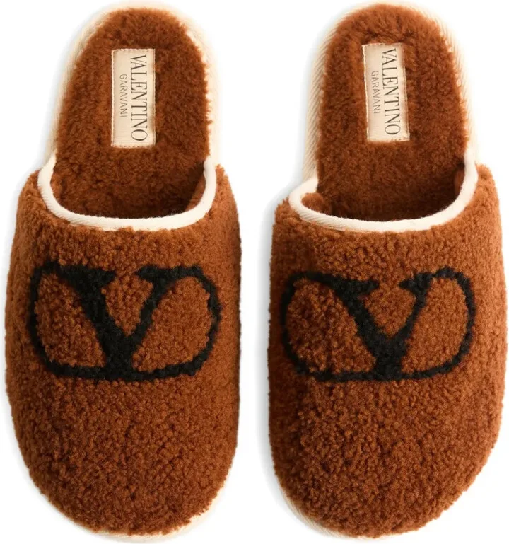 VLogo signature wool slides - Image 4
