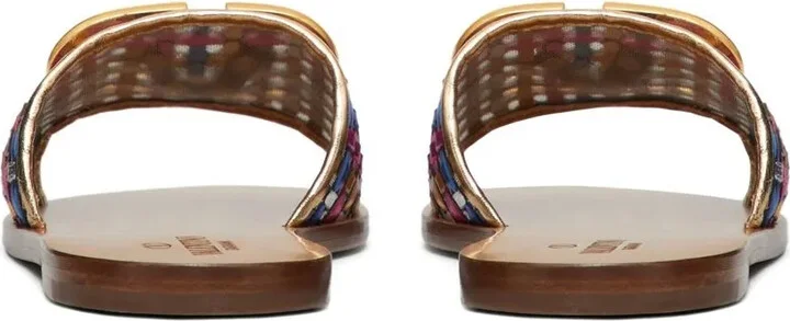 VLogo Signature woven slide sandals - Image 3