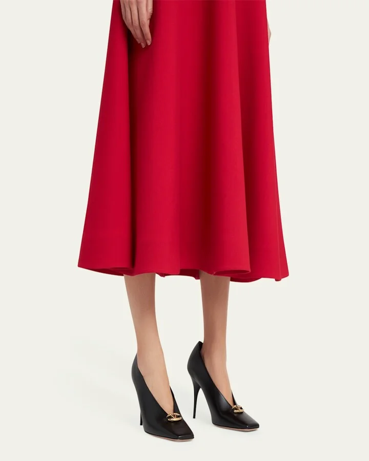 VLogo Studio Leather Medallion Pumps - Image 7