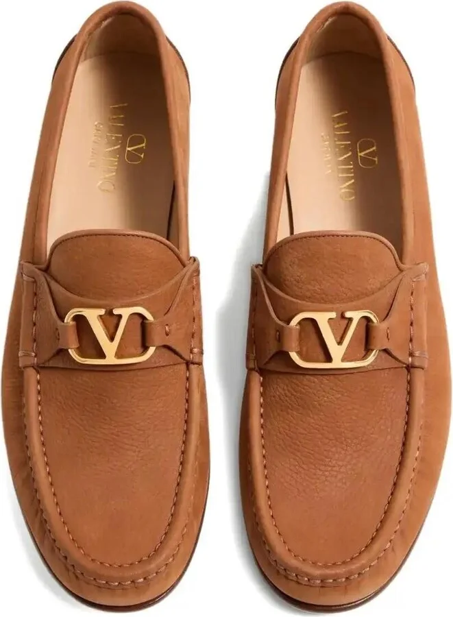 VLogo Suede Loafers - Image 4