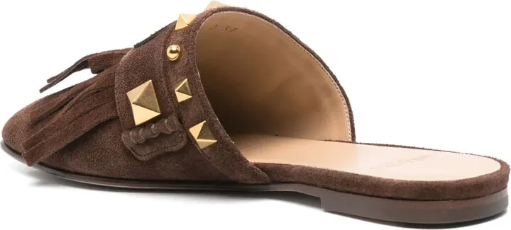 VLogo suede mules - Image 3