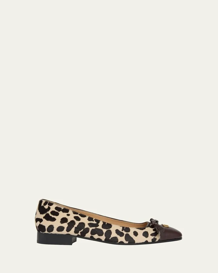 VLogo Valet Du Roi Pony Hair Ballerina Flats