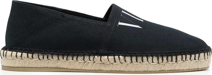 VLTN logo print espadrilles