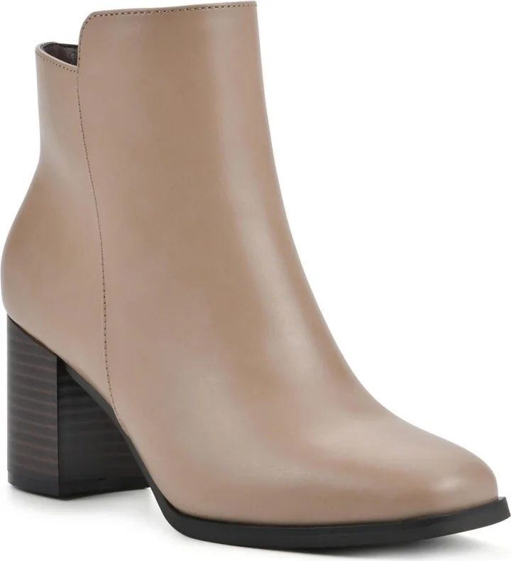 Vogued Womens Faux Leather Ankle Booties