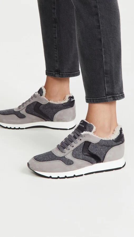 Voile Blanche Julia Shearling Sneakers - Image 4