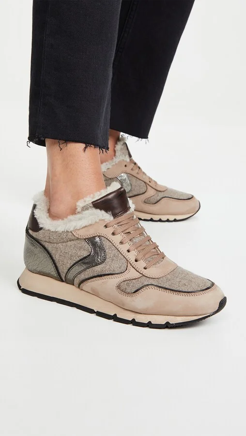 Voile Blanche Julia Shearling Trainers - Image 3