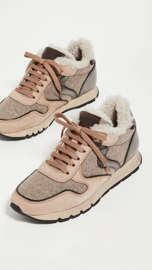 Voile Blanche Julia Shearling Trainers - Image 5