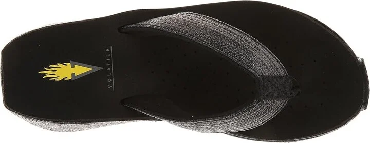 VOLATILE Bahama Women's Sandals Black : 6 M, Textile - Image 3