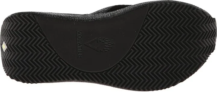 VOLATILE Bahama Women's Sandals Black : 6 M, Textile - Image 4