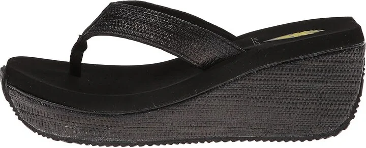 VOLATILE Bahama Women's Sandals Black : 6 M, Textile - Image 7