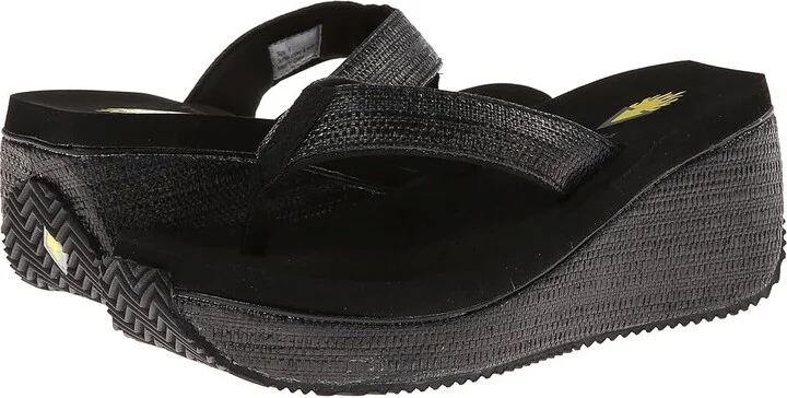 VOLATILE Bahama Women's Sandals Black : 6 M, Textile