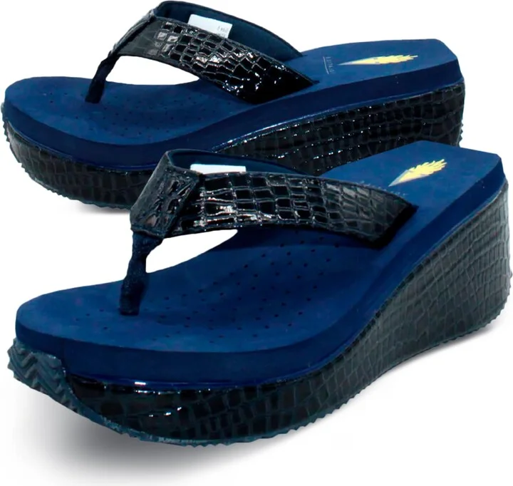 Navy Croco