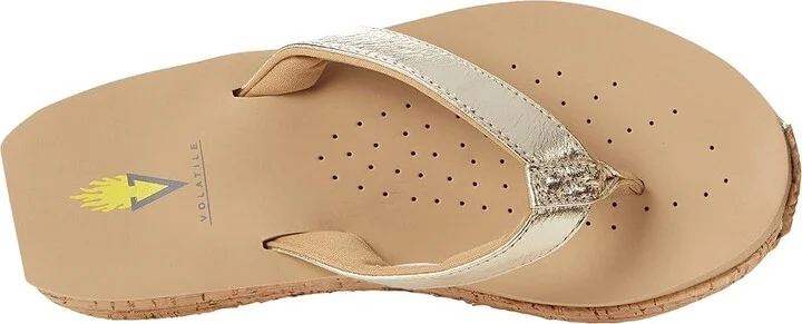 VOLATILE Neville Women's Shoes Gold : 9 M, Leather - Image 2