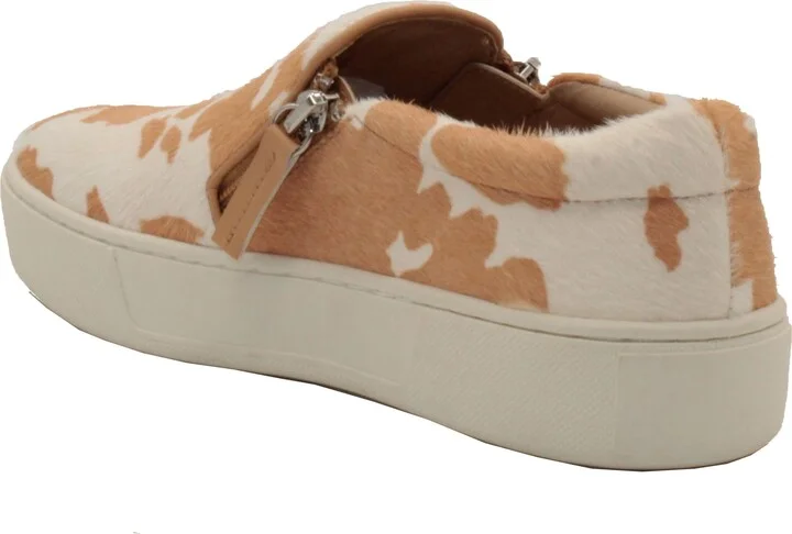 Volatile Normande Genuine Calf Hair Platform Sneaker - Image 2
