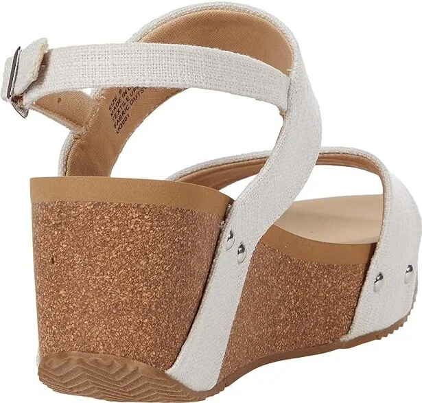 VOLATILE Summerlove Women's Shoes Bone Linen : 9 M, Textile - Image 4