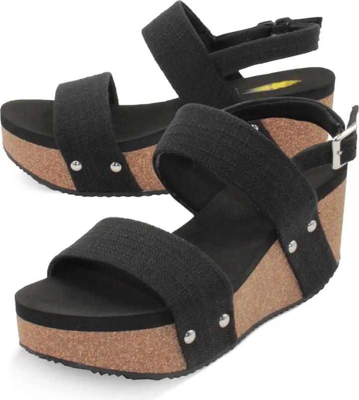 VOLATILE Women's Ankle Strap Wedge Sandal