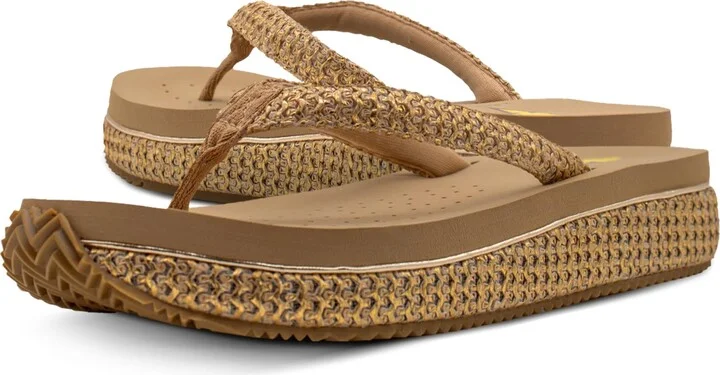 VOLATILE Women's Palau Slip-On Thong Wedge Sandal