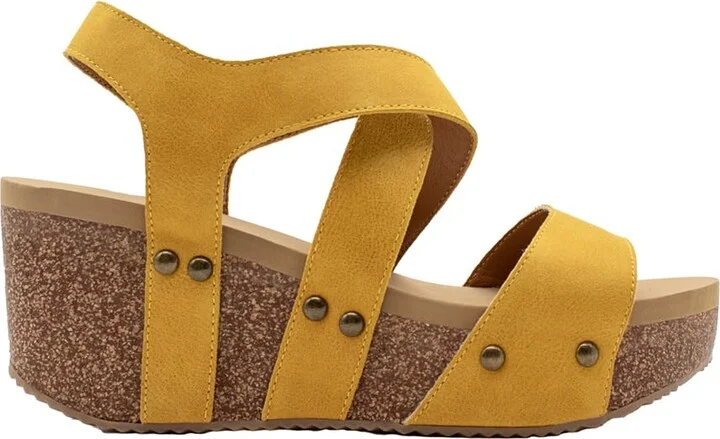 VOLATILE Womens Sunkissed Wedge Sandal