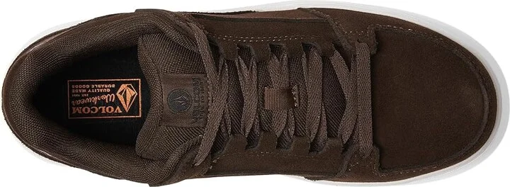 Volcom Evolve EH Comp Toe Men's Shoes Dark Brown : 7 M, Leather/Suede - Image 2