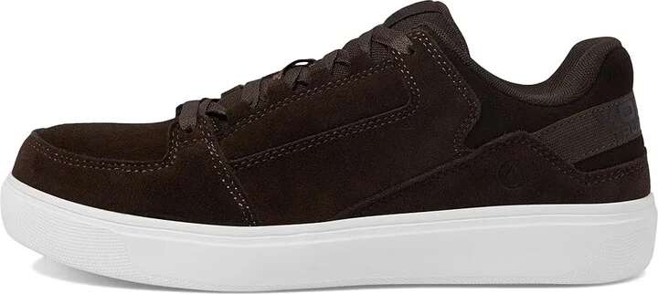 Volcom Evolve EH Comp Toe Men's Shoes Dark Brown : 7 M, Leather/Suede - Image 6