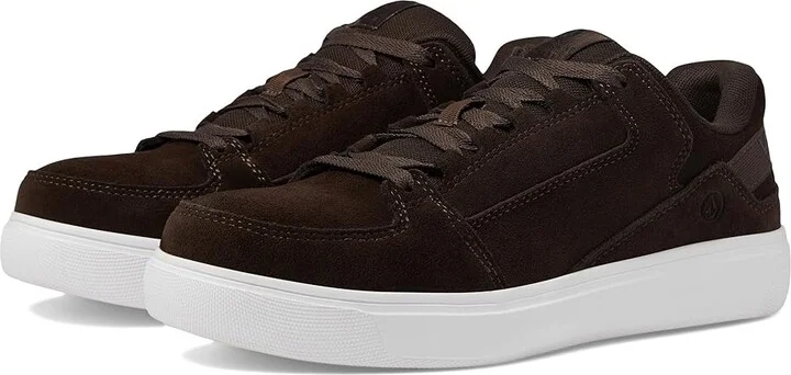 Volcom Evolve EH Comp Toe Men's Shoes Dark Brown : 7 M, Leather/Suede