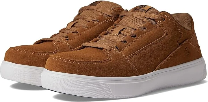 Volcom Evolve EH Comp Toe Men's Shoes Rust : 7 M, Leather/Suede