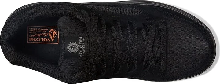 Volcom Evolve EH Comp Toe Men's Shoes Triple Black : 7 M, Leather/Suede - Image 2