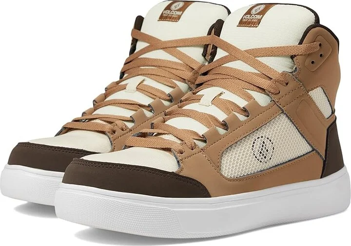 Volcom Evolve EH High Top Comp Toe Men's Shoes Brown 1 : 7.5 M, Suede