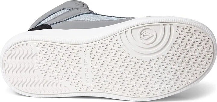 Volcom Evolve EH High Top Comp Toe Men's Shoes Grey/White : 7 M, Suede - Image 3