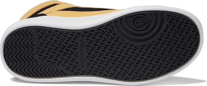 Volcom Evolve High Top SD Comp Toe Men's Shoes Black/Yellow : 7 M, Suede/Textile - Image 3