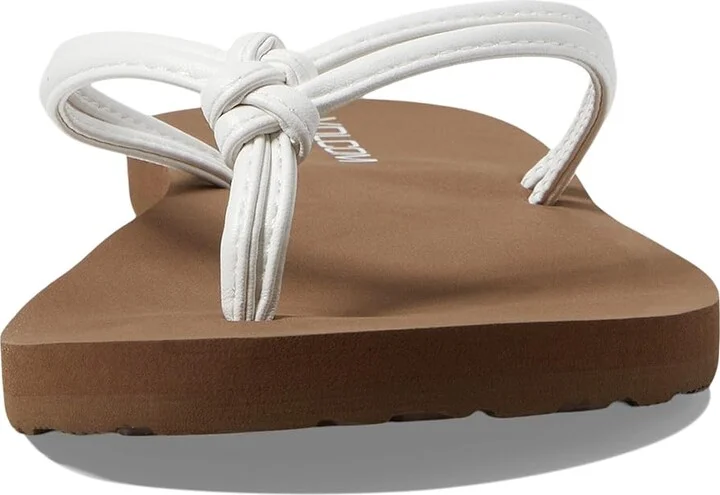 Volcom Forever and Ever II Women's Shoes White 1 : 10 B - Medium, Synthetic - Image 2