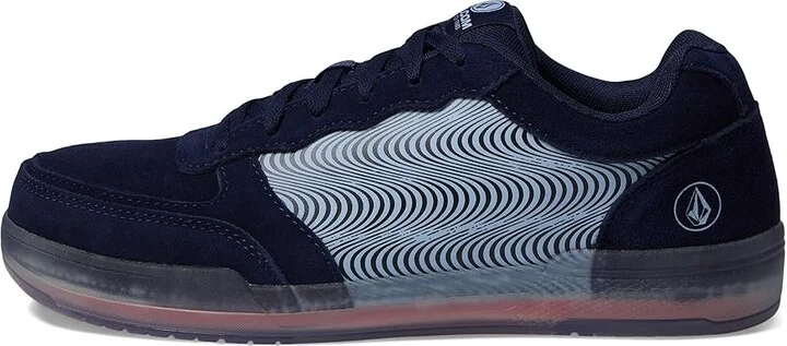 Volcom Hybrid EH Comp Toe Men's Shoes Navy/Celestial Blue : 15 M, Suede/Synthetic - Image 6
