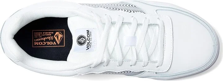 Volcom Hybrid EH Comp Toe Men's Shoes White/Black : 10.5 M, Suede/Synthetic - Image 2