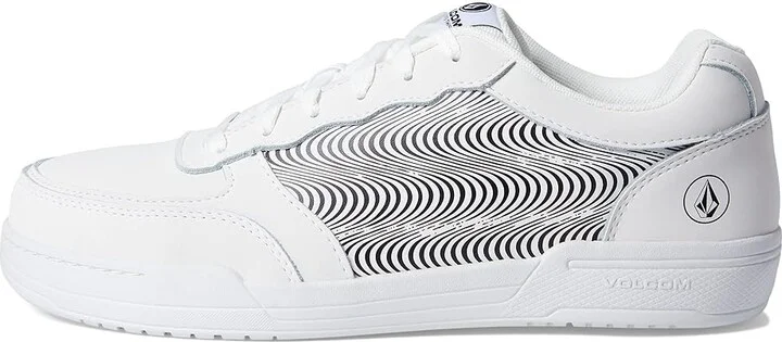 Volcom Hybrid EH Comp Toe Men's Shoes White/Black : 10.5 M, Suede/Synthetic - Image 6