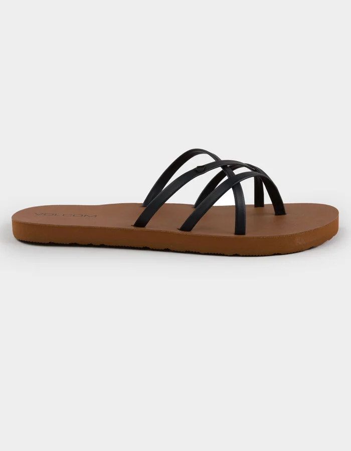 VOLCOM New School II Womens Thong Flip Flops - Image 2
