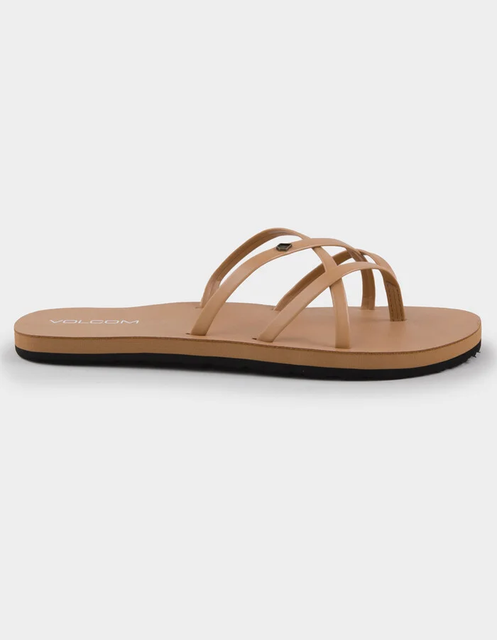 VOLCOM New School II Womens Thong Flip Flops - Image 6