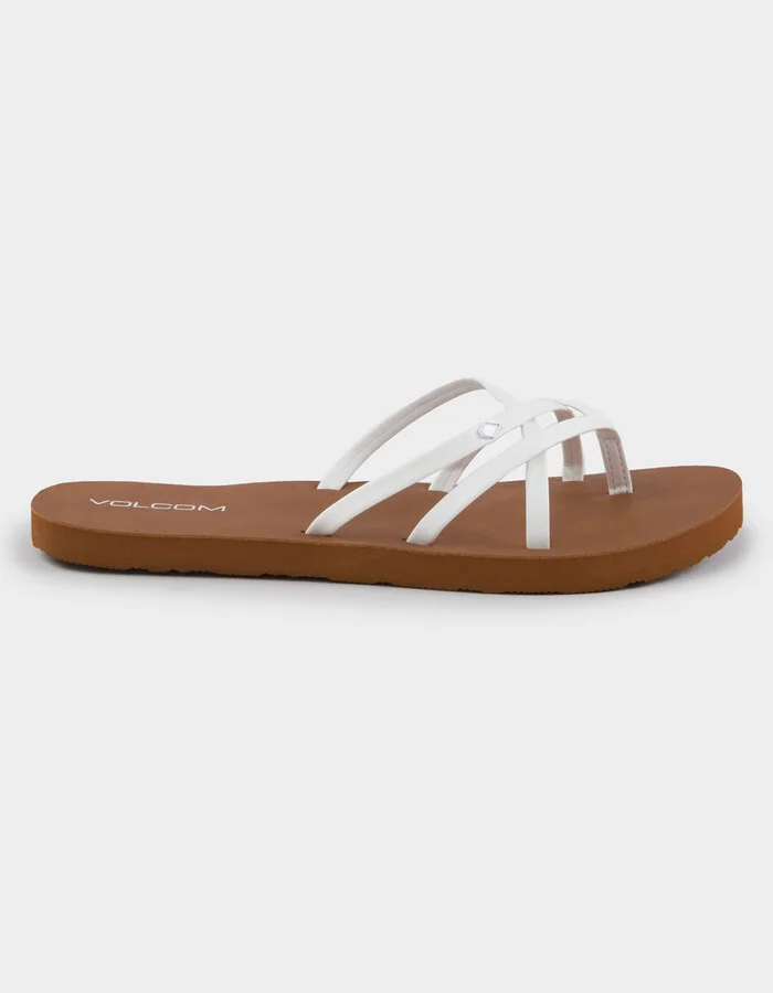 VOLCOM New School II Womens Thong Flip Flops - Image 10