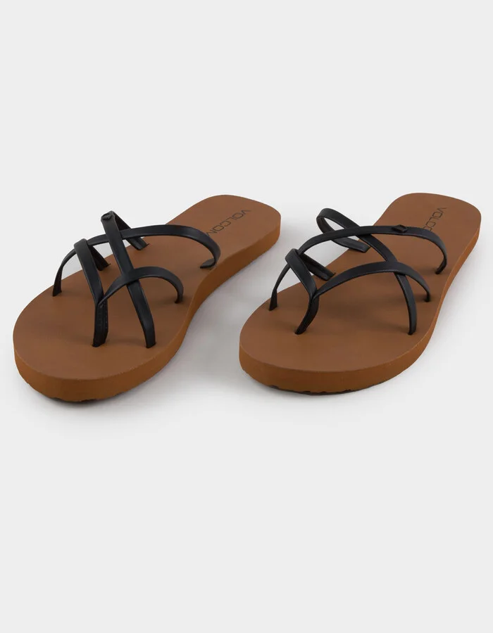 VOLCOM New School II Womens Thong Flip Flops