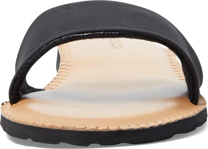 Volcom Simple Slide Sandals Women's Sandals Black 1 : 6 B - Medium, Synthetic - Image 2