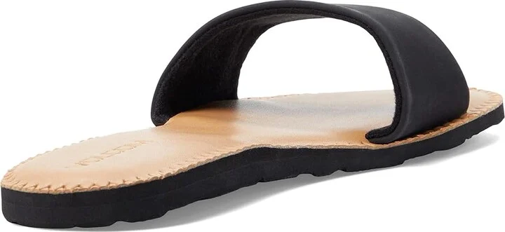 Volcom Simple Slide Sandals Women's Sandals Black 1 : 6 B - Medium, Synthetic - Image 4
