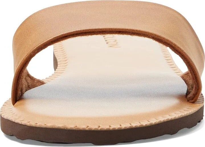Volcom Simple Slide Sandals Women's Sandals Tan 1 : 6 B - Medium, Synthetic - Image 2