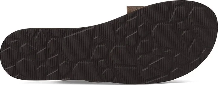 Volcom Simple Slide Women's Shoes Dark Brown : 5 B - Medium, Synthetic - Image 3