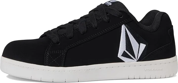 Volcom Stone EH Comp Toe Men's Shoes Black/White : 7 M, Leather/Synthetic - Image 6