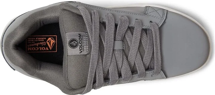Volcom Stone EH Comp Toe Men's Shoes Grey/Black : 7 M, Leather/Synthetic - Image 2