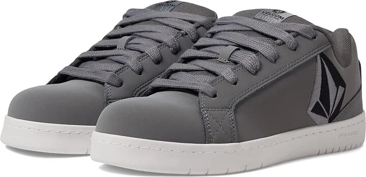 Volcom Stone EH Comp Toe Men's Shoes Grey/Black : 7 M, Leather/Synthetic