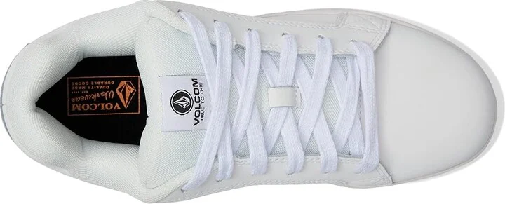 Volcom Stone EH Comp Toe Men's Shoes White/Black : 12 M, Leather/Synthetic - Image 2