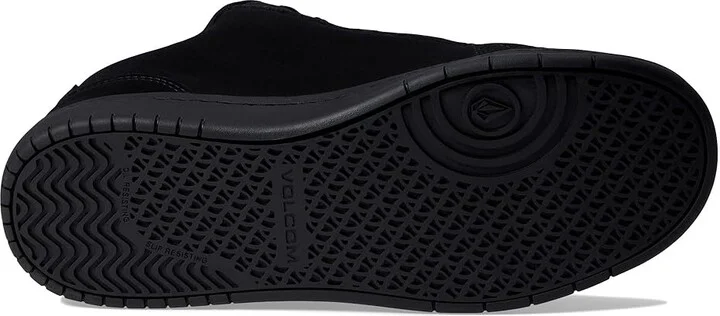 Volcom Stone Op Art EH Comp Toe Men's Shoes Black/Dark Red : 7.5 M, Suede - Image 3