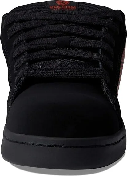 Volcom Stone Op Art EH Comp Toe Men's Shoes Black/Dark Red : 7.5 M, Suede - Image 5