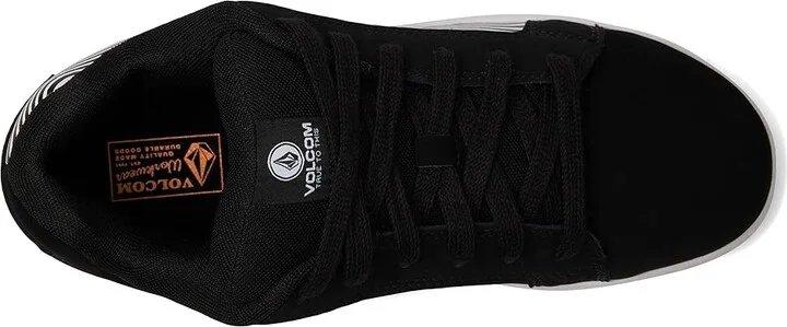 Volcom Stone Op Art EH Comp Toe Men's Shoes Black/White : 7 M, Suede - Image 2